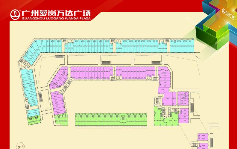 商铺二三层平面图